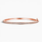 Sleek Stone Bangle Bracelet