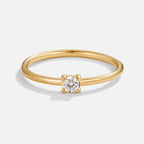 18K Gold Birthstone Rings – Gift, Everyday Wear