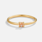 18K Gold Birthstone Rings – Gift, Everyday Wear