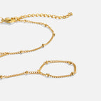 18K Gold Hand Chain Bracelet – Everyday Wear, Gift for Her