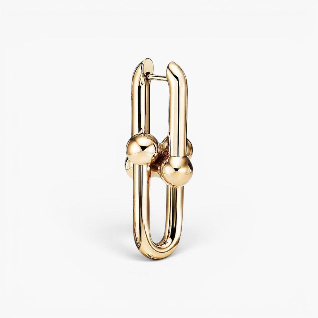 Bold Link Drop Earrings
