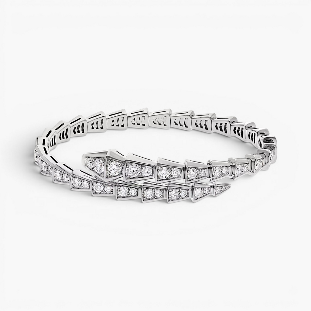 Aurelia Serpent Pavé Bracelet