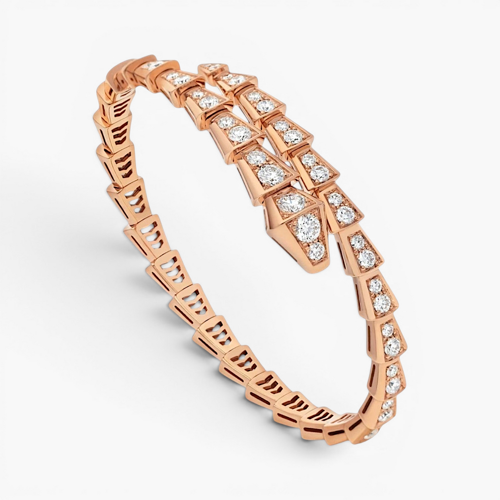 Aurelia Serpent Pavé Bracelet