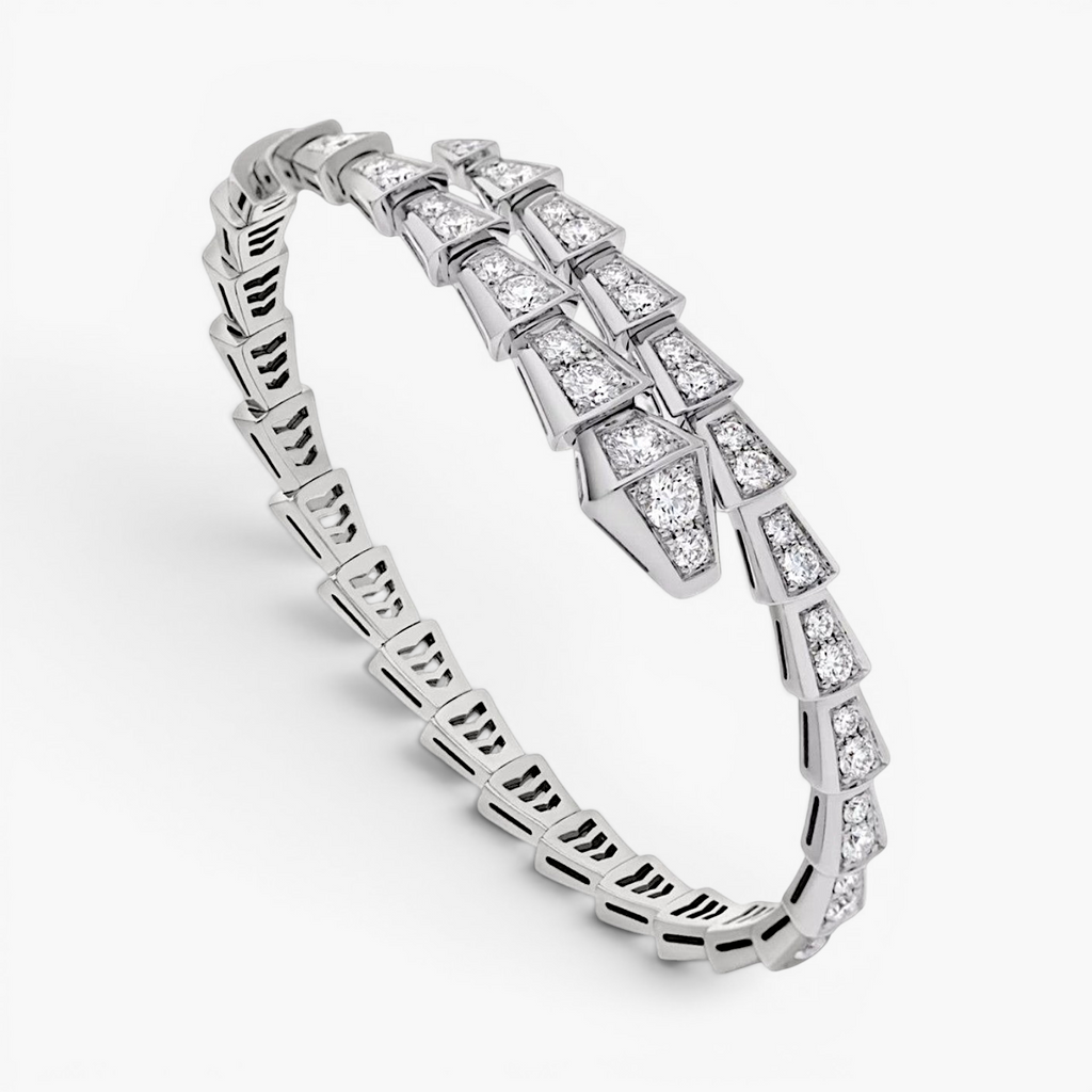 Aurelia Serpent Pavé Bracelet