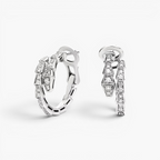 Snake Chain Zircon Earrings