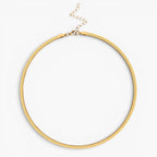 Sleek Herringbone Snake Chain Necklace