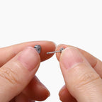 Sparkle Flat Back Stud Earrings Set