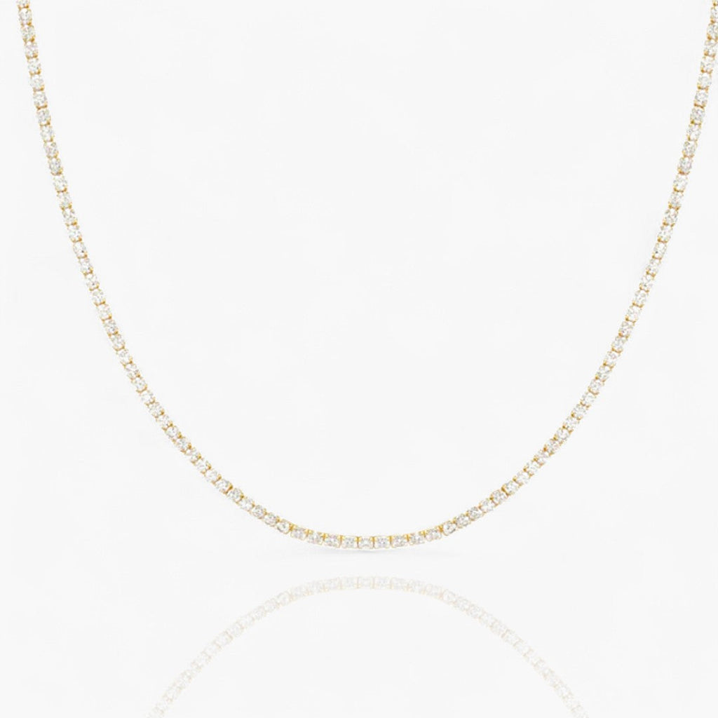 Refined Adjustable Tennis Necklace