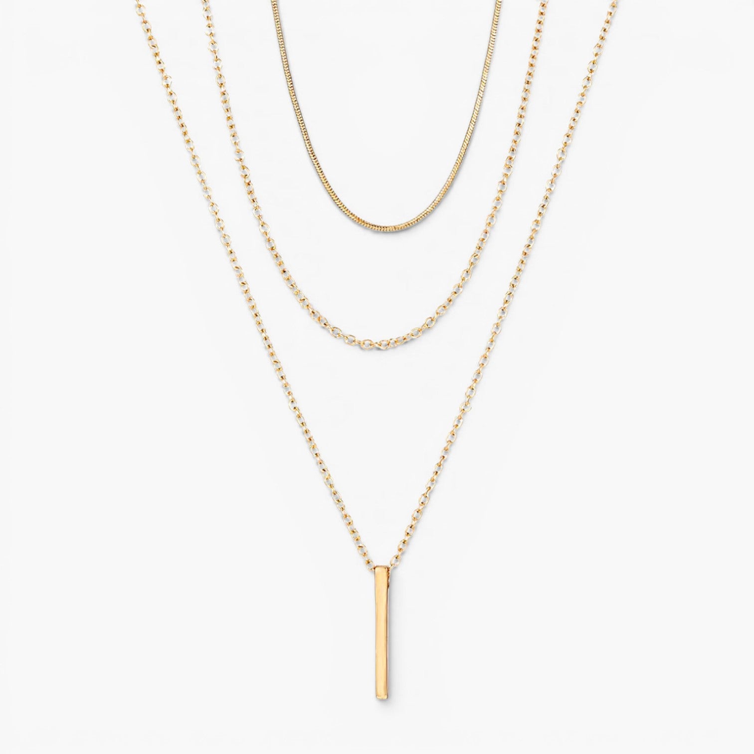 Aria Boho Bar Layered Necklace