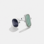 Aquamarine Silver Wrap Ring – Gift, Everyday Wear