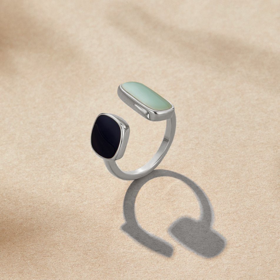 Aquamarine Silver Wrap Ring – Gift, Everyday Wear