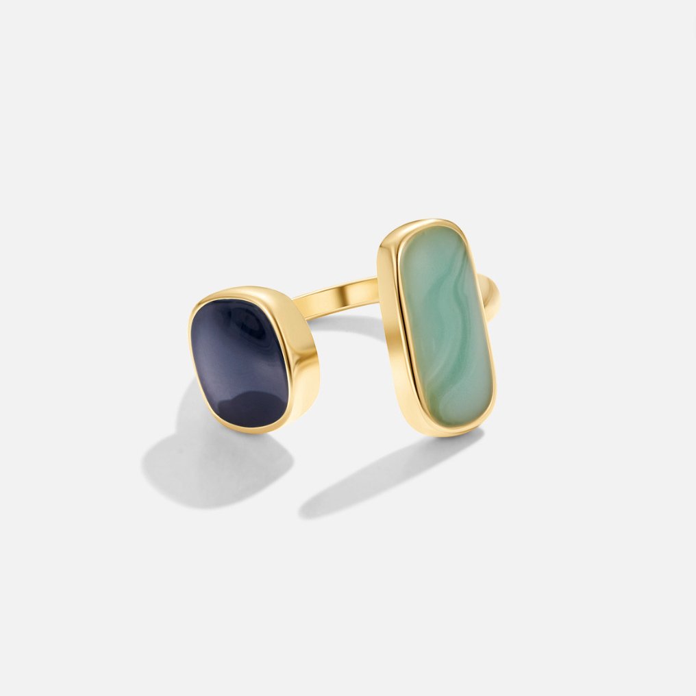 Aquamarine Wrap Ring – Elegant Accessory, Perfect Gift