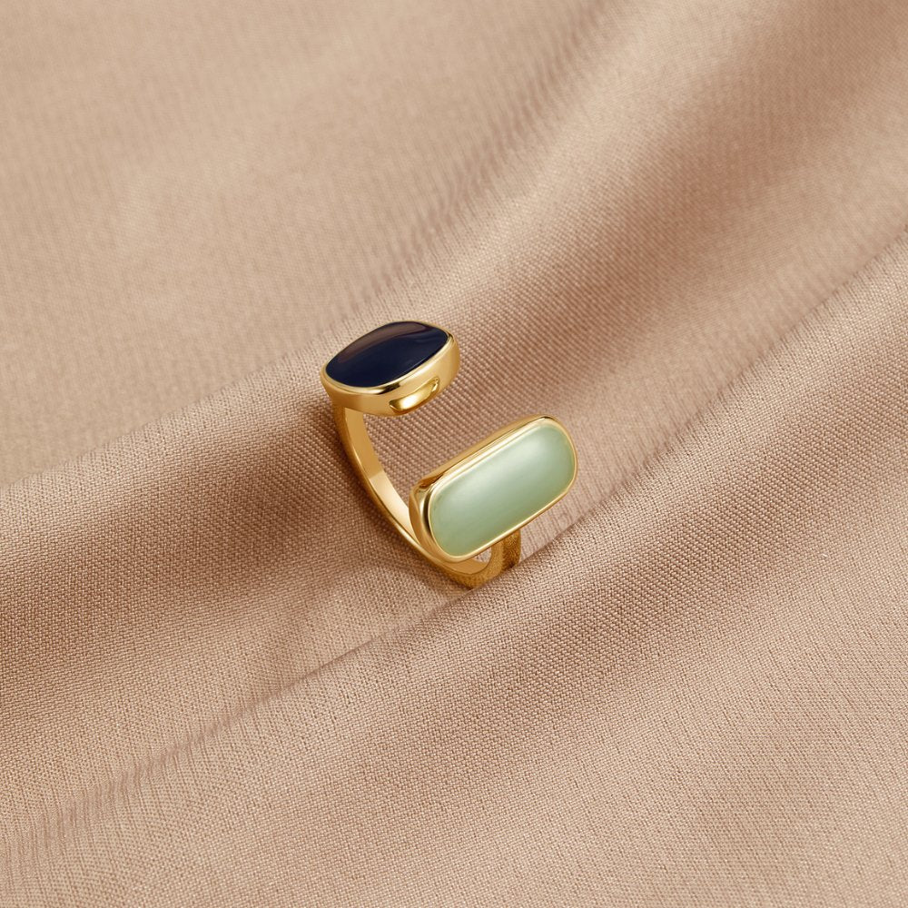 Aquamarine Wrap Ring – Elegant Accessory, Perfect Gift