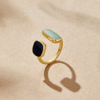 Aquamarine Wrap Ring – Elegant Accessory, Perfect Gift