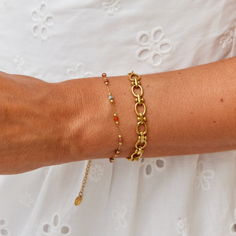 Beaded Stone Bracelet – Fashion Accessory, Gift Idea