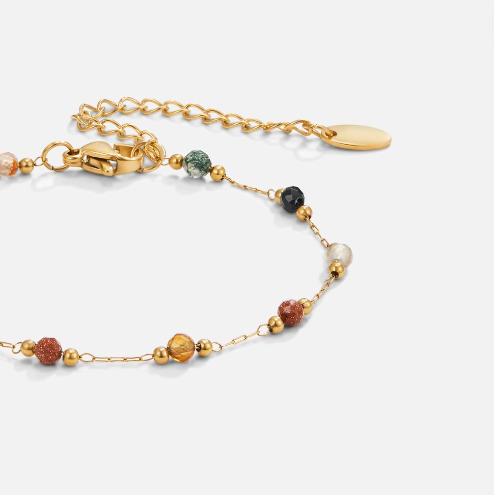 Beaded Stone Bracelet – Fashion Accessory, Gift Idea