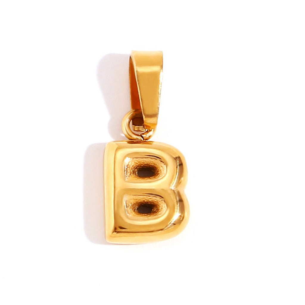 Bubble Letter Necklace – Personalized Gift, Everyday Wear