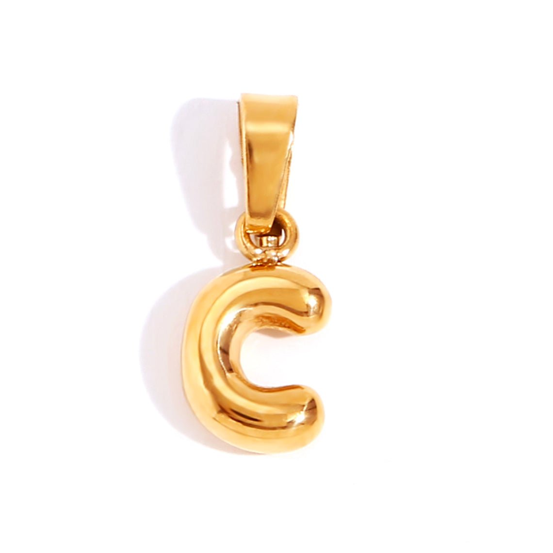 Bubble Letter Necklace – Personalized Gift, Everyday Wear