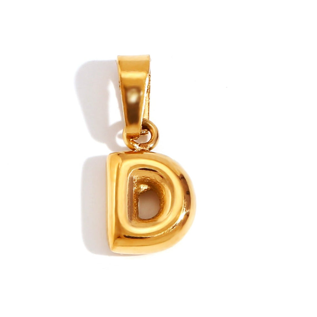 Bubble Letter Necklace – Personalized Gift, Everyday Wear