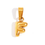 Bubble Letter Necklace – Personalized Gift, Everyday Wear