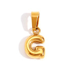 Bubble Letter Necklace – Personalized Gift, Everyday Wear