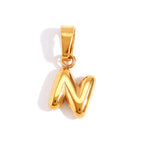 Bubble Letter Necklace – Personalized Gift, Everyday Wear