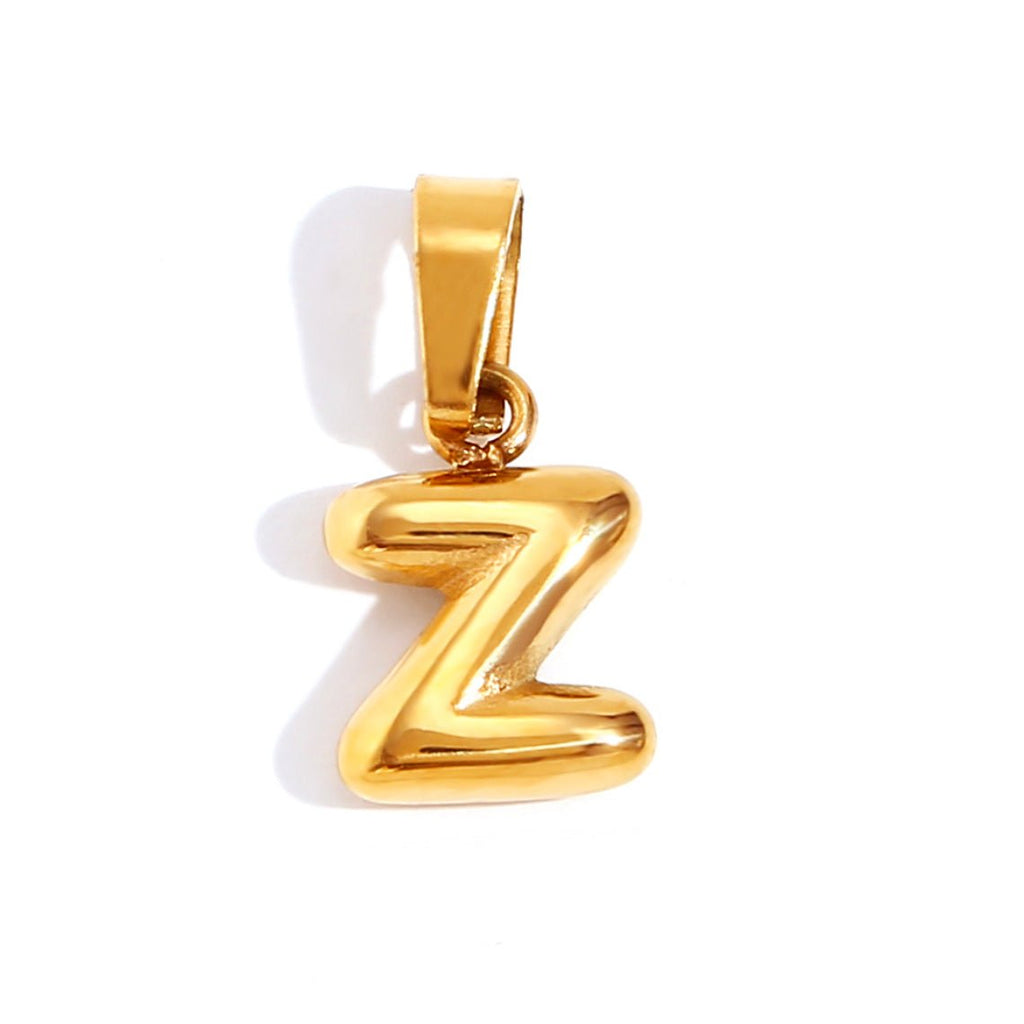 Bubble Letter Necklace – Personalized Gift, Everyday Wear