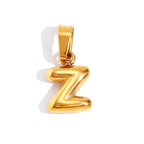 Bubble Letter Necklace – Personalized Gift, Everyday Wear