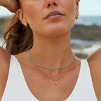 Bubble Letter Necklace – Personalized Gift, Everyday Wear