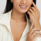 Bubble Letter Necklace – Personalized Gift, Everyday Wear