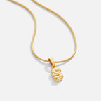 Bubble Letter Necklace – Personalized Gift, Everyday Wear