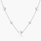 Elena Clover Crystal Necklace