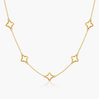 Juliette Clover Outline Necklace