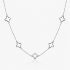 Juliette Clover Outline Necklace