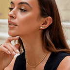 Crystal White Blossom Earrings – Elegant Gift, Everyday Wear