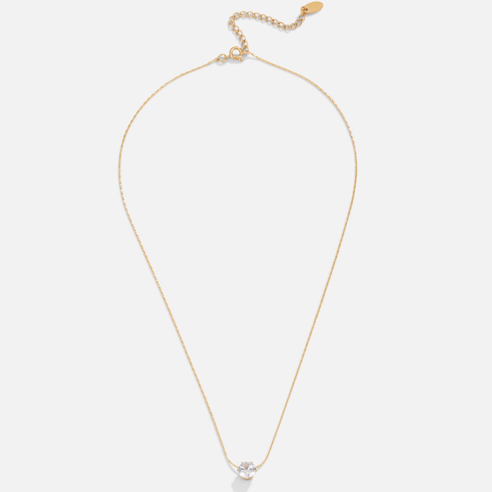 Dainty Crystal Necklace – Elegant Accessory, Perfect Gift