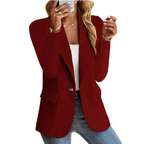 Women's Tailored Blazer | Lightweight Fabric | Elegant Design | Office and Casual Wear