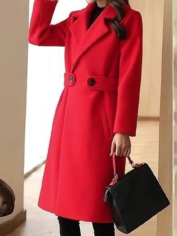 Long Formal Trench Coat for Women | Elegant Design | Ideal for Special Occasions and Events