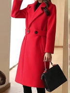 Long Formal Trench Coat for Women | Elegant Design | Ideal for Special Occasions and Events
