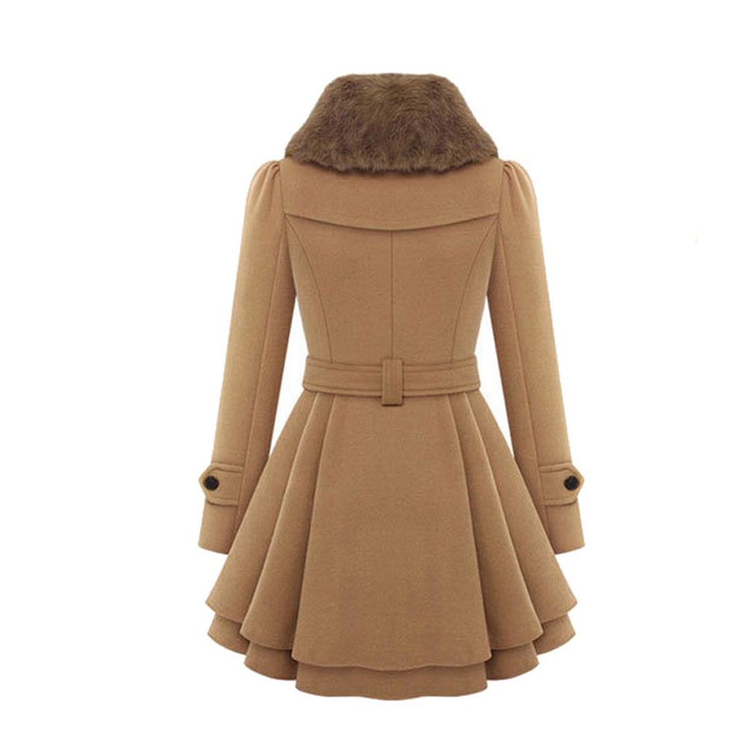 Waist Tie Short Dress Coat for Women - Lightweight Fabric, Elegant Design for Casual or Formal Wear