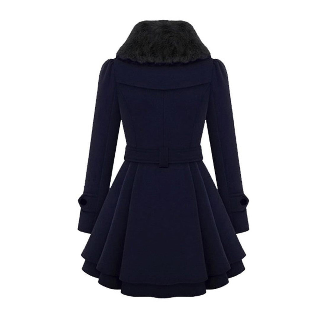 Waist Tie Short Dress Coat for Women - Lightweight Fabric, Elegant Design for Casual or Formal Wear