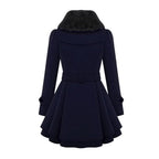 Waist Tie Short Dress Coat for Women - Lightweight Fabric, Elegant Design for Casual or Formal Wear