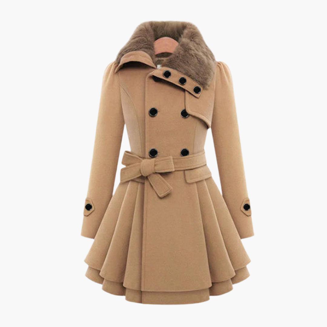 Waist Tie Short Dress Coat for Women - Lightweight Fabric, Elegant Design for Casual or Formal Wear