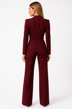 Elegant Wrap-Style Jumpsuit for Women | Lightweight Fabric | Versatile Outfit
