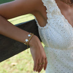 Gold Beaded Bracelet – Everyday Wear, Gift for Her