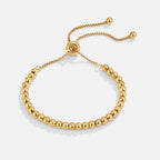 Gold Beaded Bracelet – Everyday Wear, Gift for Her