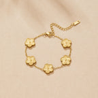 Gold Clover Bracelet – Gift, Everyday Wear