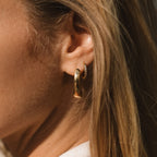Gold Hoop Earrings – Everyday Wear, Gift Idea
