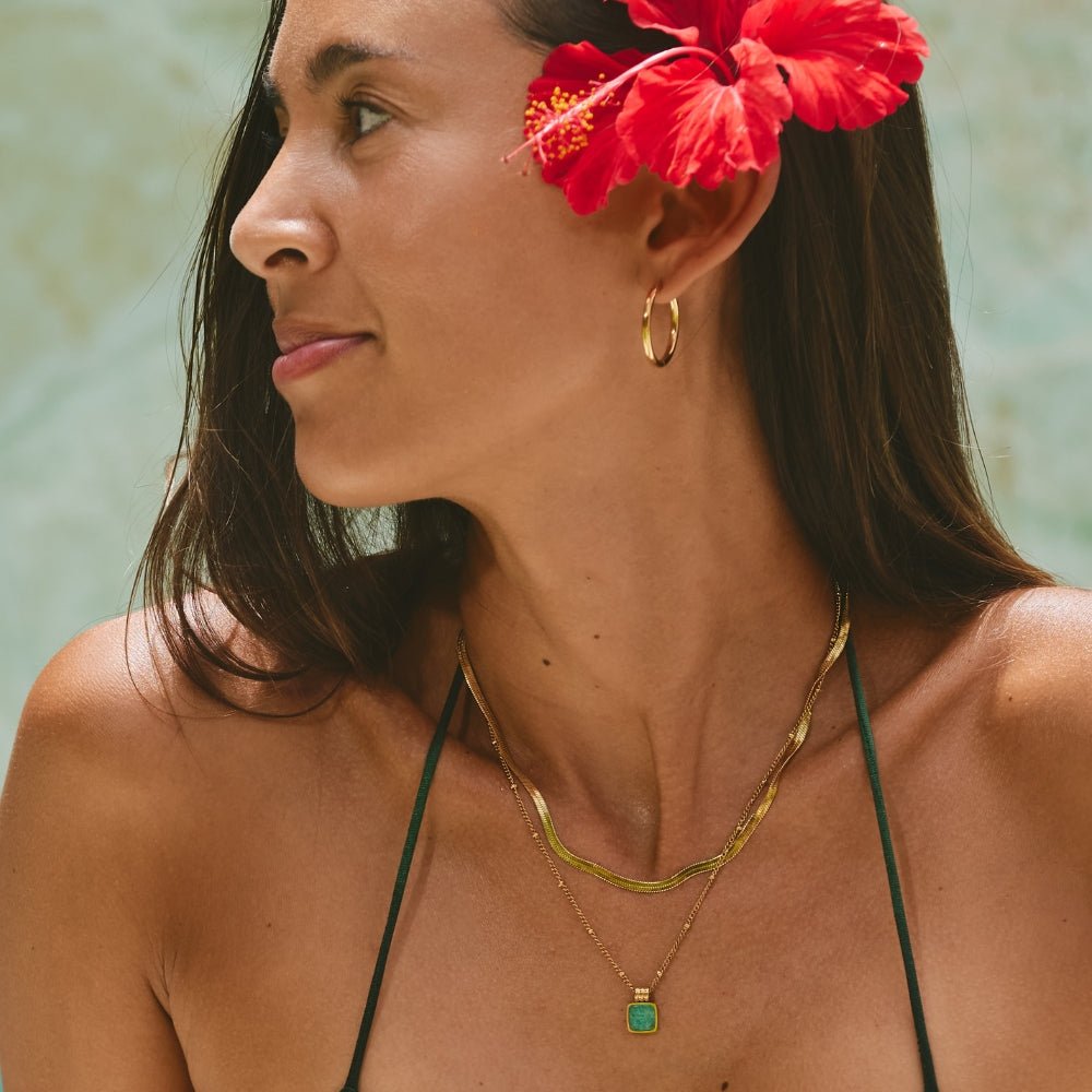 Gold Hoop Earrings – Everyday Wear, Gift Idea