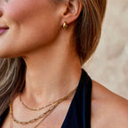 Gold Hoop Earrings – Everyday Wear, Gift for Her